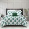 Chic Home Clairessa 4 or 3 Piece Comforter Set Floral Medallion Print Design Bedding